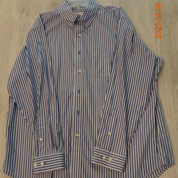 Men's Button Down Long Sleeve Shirt - Picture 2 of 7
